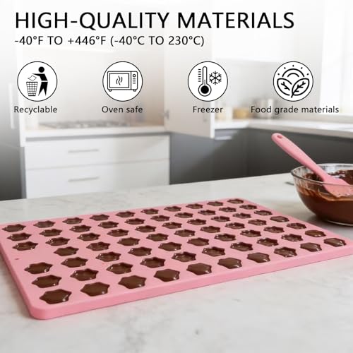 Miniatura 4 de Molde Golosinas Perro Set De 3 Moldes De Silicona Con Formas De Hueso, Huella Y Punto, Molde De Silicona Antiadherente Para Snacks Caseros, Chocolates, Gelatinas Y Hielos