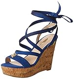 Chiusura: stringata Guess Lea03 Sandali alla schiava, Donna, Blu (Dark), 37