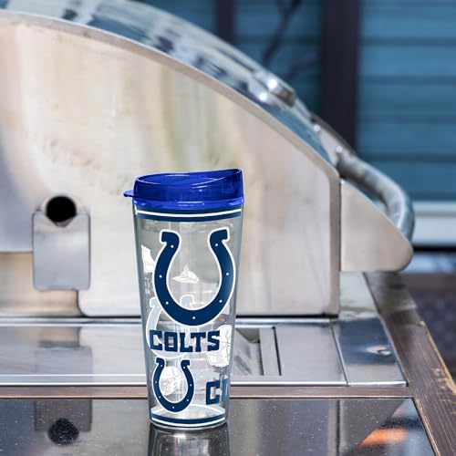 Image of Rico Industries NFL Football Indianapolis Colts Double Wall 20oz Tritan Tumbler