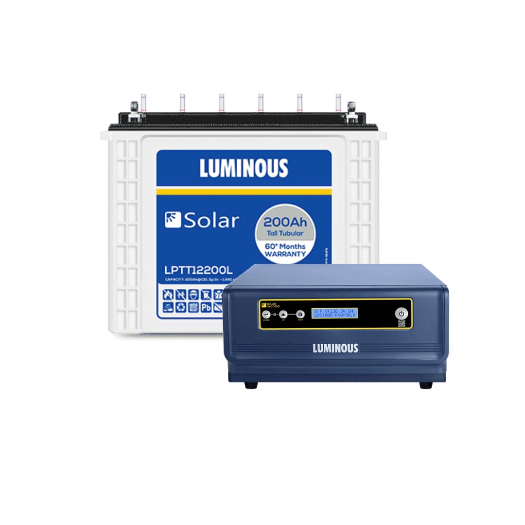 Luminous Solar NXG 1450 with LPTT12200L 200Ah 60months Warranty-image-1