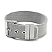 KONOV Jewelry Women's Stainless Steel Bangle Bracelet - Silver