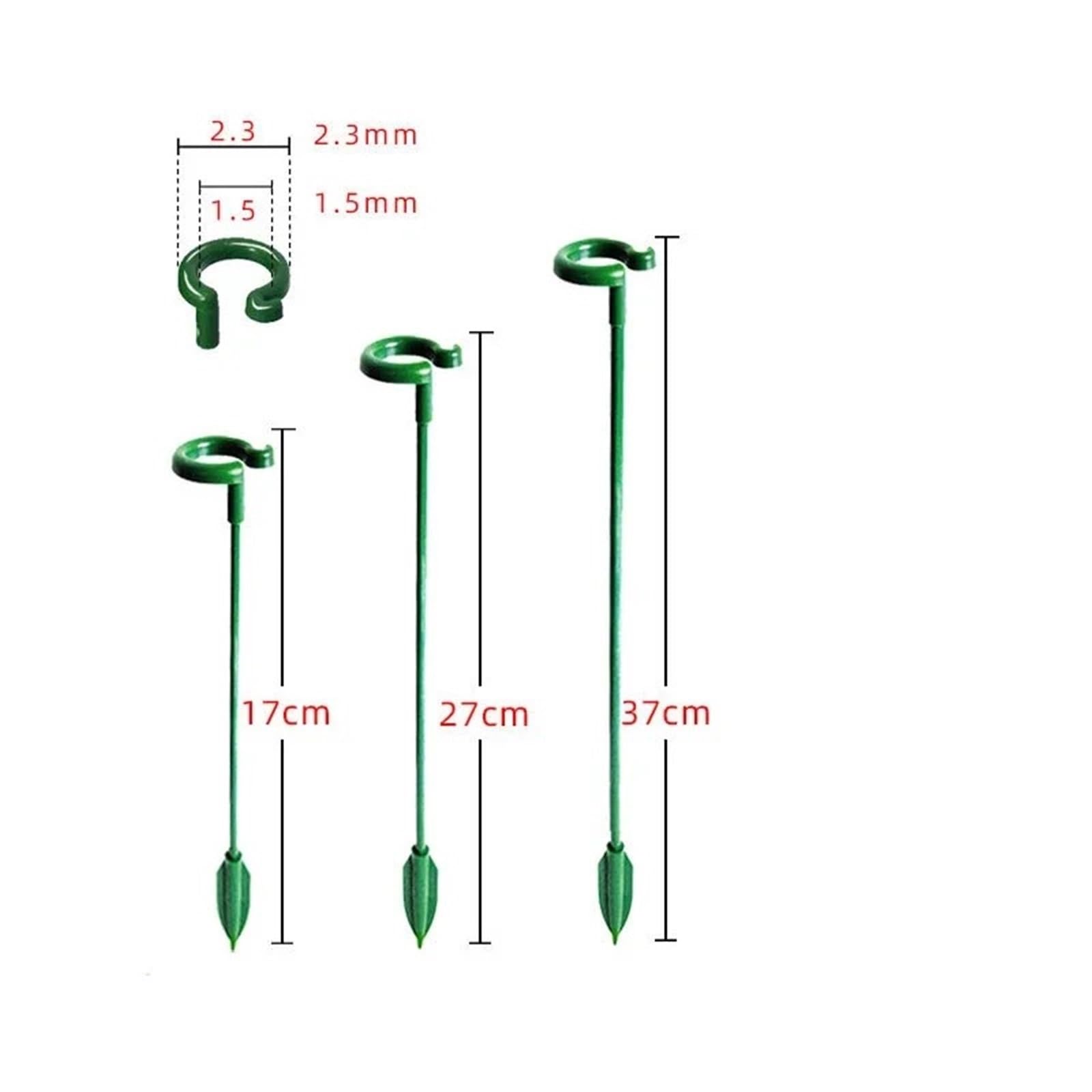 40PCS Plant Supports Stakes pour Fleurs et Plantes Grimpantes