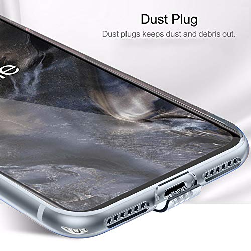 Image of TheGiftKart Back Cover Soft Case for OnePlus Nord (2020) | Best Camera Protection | Inbuilt Dust Plugs & Anti-Slip Grip | Ultra Clear Slim Back Cover Case for OnePlus Nord (Silicone, Transparent)