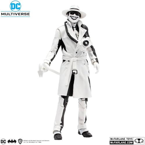 Miniatura 2 de McFarlane Toys DC Multiverse The Joker Designed by Jason Fabok Sketch Edition Figura de acción de etiqueta dorada de 7 pulgadas con ultra