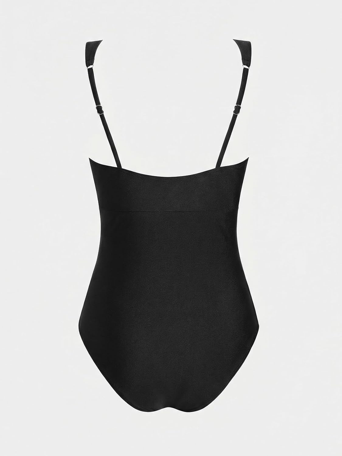 CUPSHE Women's One Piece Swimsuit Ruched Tummy Control Bathing Suit U Wire Cutout Adjustable Straps