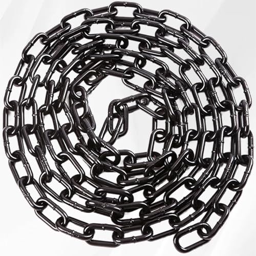 Versatile: sia come catena leggera, catena di sicurezza, catena di trasporto o per recinzioni, altalene, barche e rimorchi, la catena nera è un vero tuttofare e soddisfa diverse esigenze