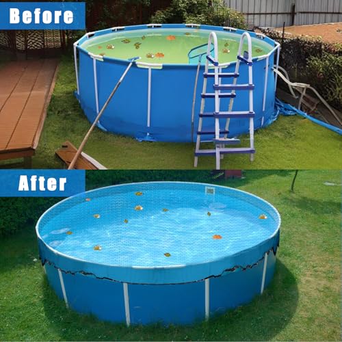 Red de malla para hojas de piscina redonda 15ft miniatura 7
