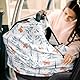 Autositzbezug für Babys - Baby Sitzbezüge für Frühling, Herbst, Winter - Universelle Stretch Fit Babyschale für Babys, Jungen, Mädchen, Stillbezug, Weiches & Atmungsaktiv Babysitzbezug (Crystal)