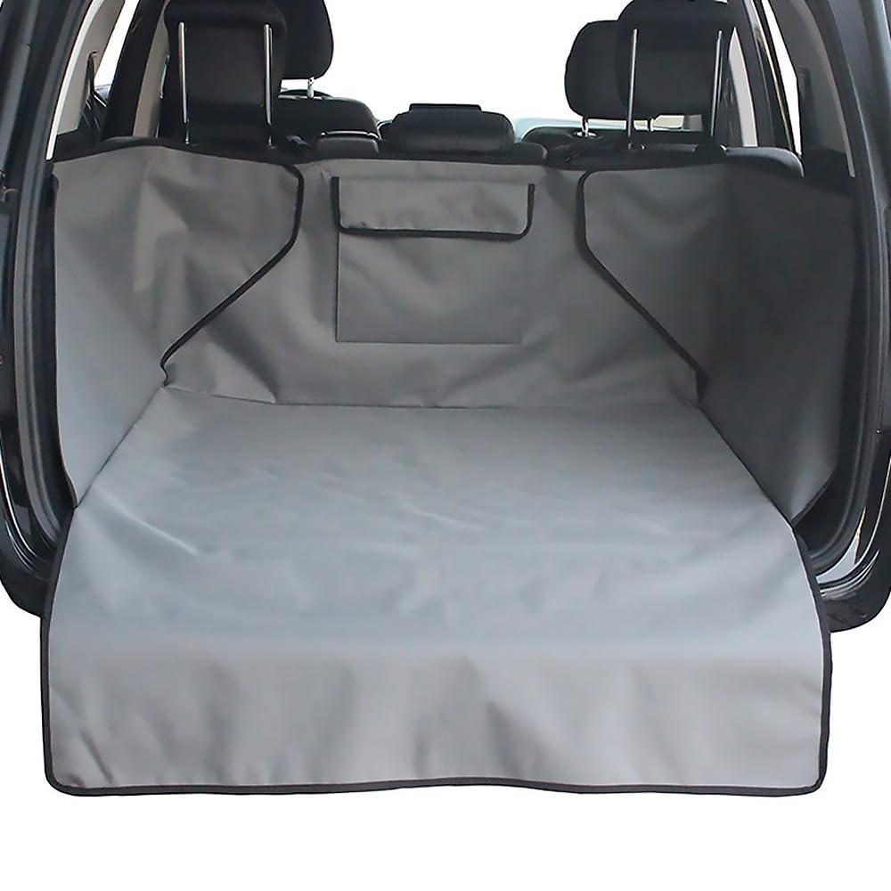 Protector para Maletero con Protección Lateral para Peugeot Rifter I 2018-2024,Funda Maletero Coche Perros Cubierta Coche Perro Impermeable Antideslizante Resistente,175 * 105-Grey