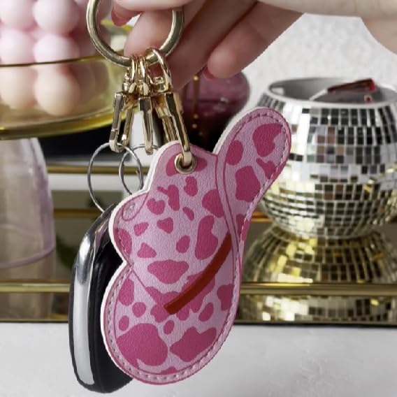 Image of Sonix Keychain Case Compatible with Apple AirTag | Protective AirTag Cover Keychain | Cowgirl