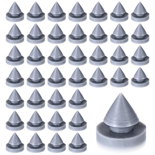 40 Pcs Rubber Door Silencers, Door mutes Anti-Collision Silencer for Metal Doors Frames, Noise Reduction Slam Preventer, Heavy Duty Rubber Hinge Outlet Silencers