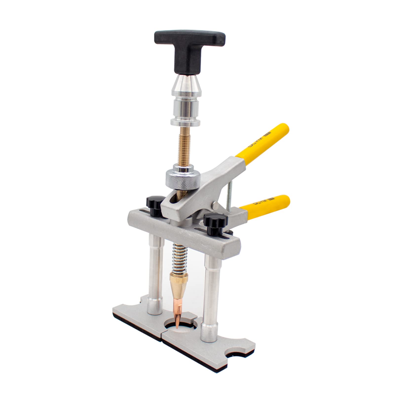 iDili Automotive Sheet Metal Dent Quick Puller Spot Welding Pulling Unit Car Body Fine Repair Tool Small Leveling Bar Lifter (B: Large Type Gun use/Data recovery)