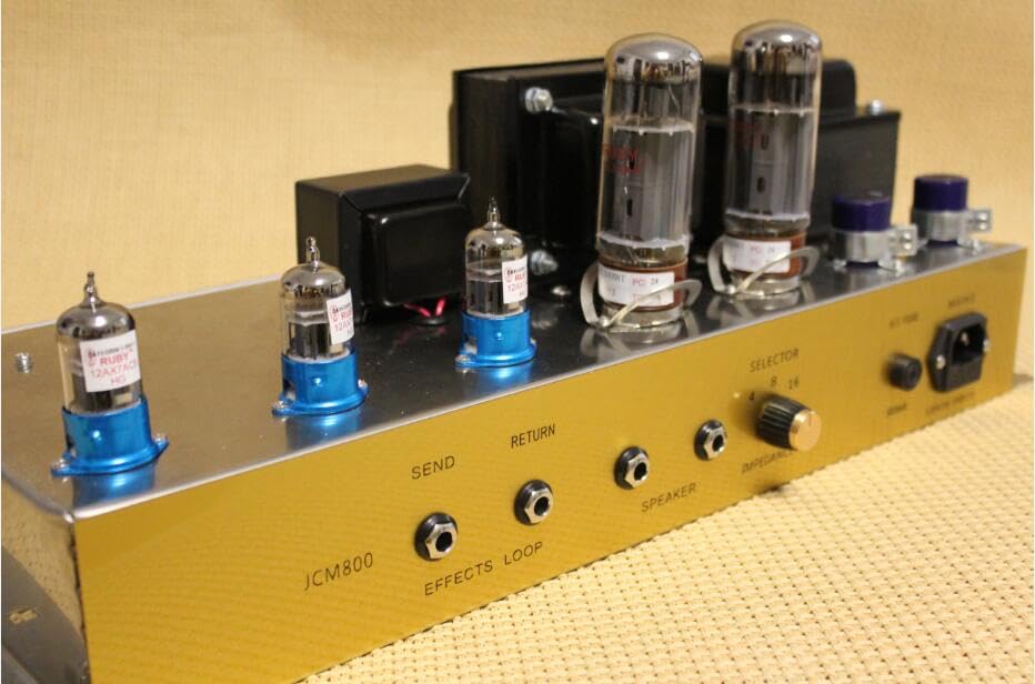 Custom 50-Watt Classic British Style Tone JCM-800 2204HW Handwired Amplifier Head with Master Volume - Image 8
