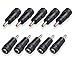 Besmelody 10-Pack DC Power Converter Plug, 5.5mm x 2.1mm to 3.5mm x 1.35mm Tip Size AC/DC Adapter Barrel Plug Connector for Wall Chargers