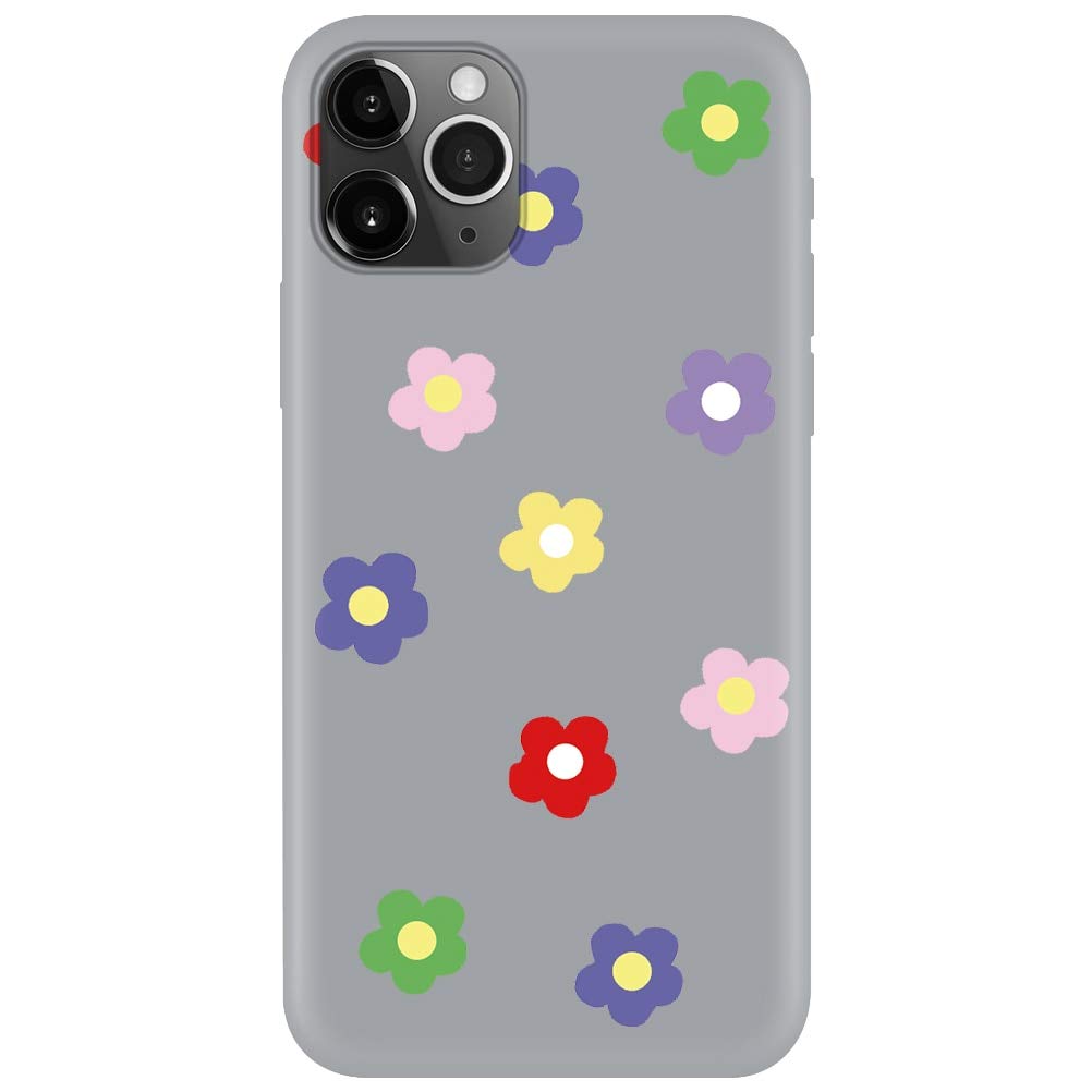 Yoedge Samsung Galaxy J7 2017 Case, Ultra Slim Gray Silicone TPU with Design Print Cute Cartoon Pattern Shockproof-Absorption Bumper Protective Back Cover for Samsung Galaxy J7 2017, Gray-06