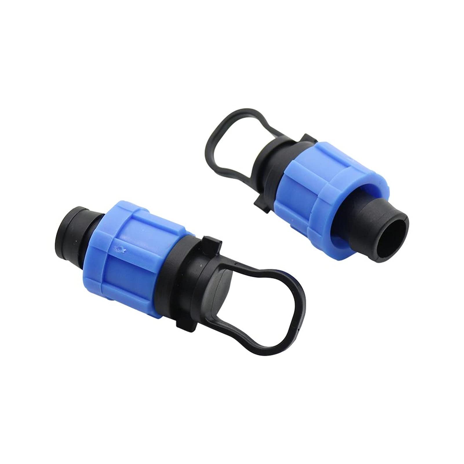 Conexión de agua de pulverización Conectores de enchufe de tres vías de bloqueo de riego de goteo de 40 16 mm de goteo con accesorios de conexión de tubería DN17 de 1/2 "3/4" roscados (Color : Gold)