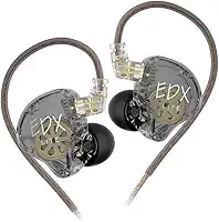 Fone de Ouvido EDX Lite Intra-Auricular, Driver Dinâmico Super-Linear, Isolamento Acústico, Cabo Substituível – Qualidade de Som Premium e Potente