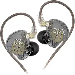 Fone de Ouvido EDX Lite Intra-Auricular, Driver Dinâmico Super-Linear, Isolamento Acústico, Cabo Substituível – Qualidade de Som Premium e Potente