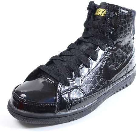 Amazon Nike ナイキ スニーカー トゥループ ミッド キッズ ジュニア レディース ブラック ブラック メタリックゴールド 008 23 5cm Nike ナイキ シューズ バッグ