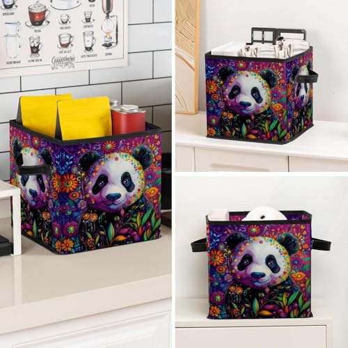 Panier de rangement panda pour organiser la chambre de bébé - 8