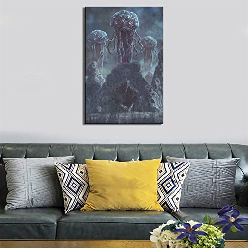Game Winter Lantern Bloodborne Poster Picture Canvas Wall Art Print Modern Home Room Game Art Decor 12X18Inchs(30X45Cm) #TOP3