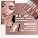 Lamora Eyeshadow Palette Makeup - Eye Makeup Palette with 16 Highly Pigmented Matte & Shimmer Shades - Vegan & Blendable