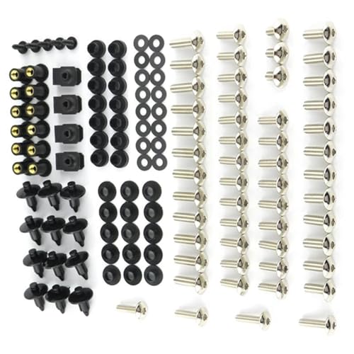 ���i �I�[�g�o�C�t�F�A�����O�{���g �ɓK������z���_ CBR150R CBR250RR CBR300R CBR400R CBR500R CBR650F �I�[�g�o�C�l�W �{�f�B�l�W �i�b�g �A�N�Z�T���[ �ˑ��L�b�g(Silver)