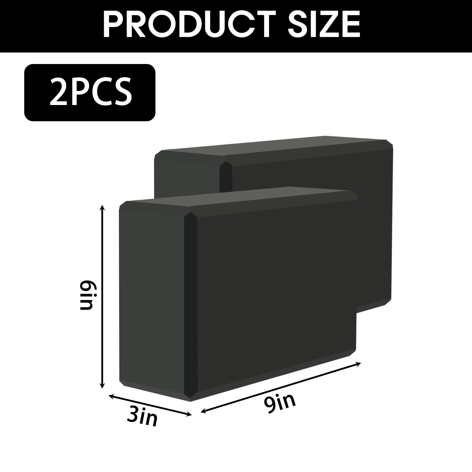 Bloque de yoga, espuma EVA sin látex de apoyo, superficie suave antideslizante con bordes biselados para yoga, pilates, meditación, accesorios de yoga para estabilidad, equilibrio