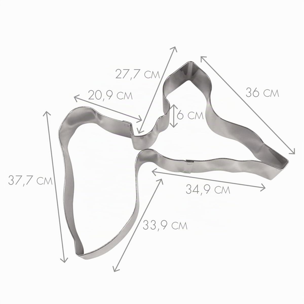 Gobel 884712 Moule Forme Guadeloupe Lot de 2 Pièces INOX