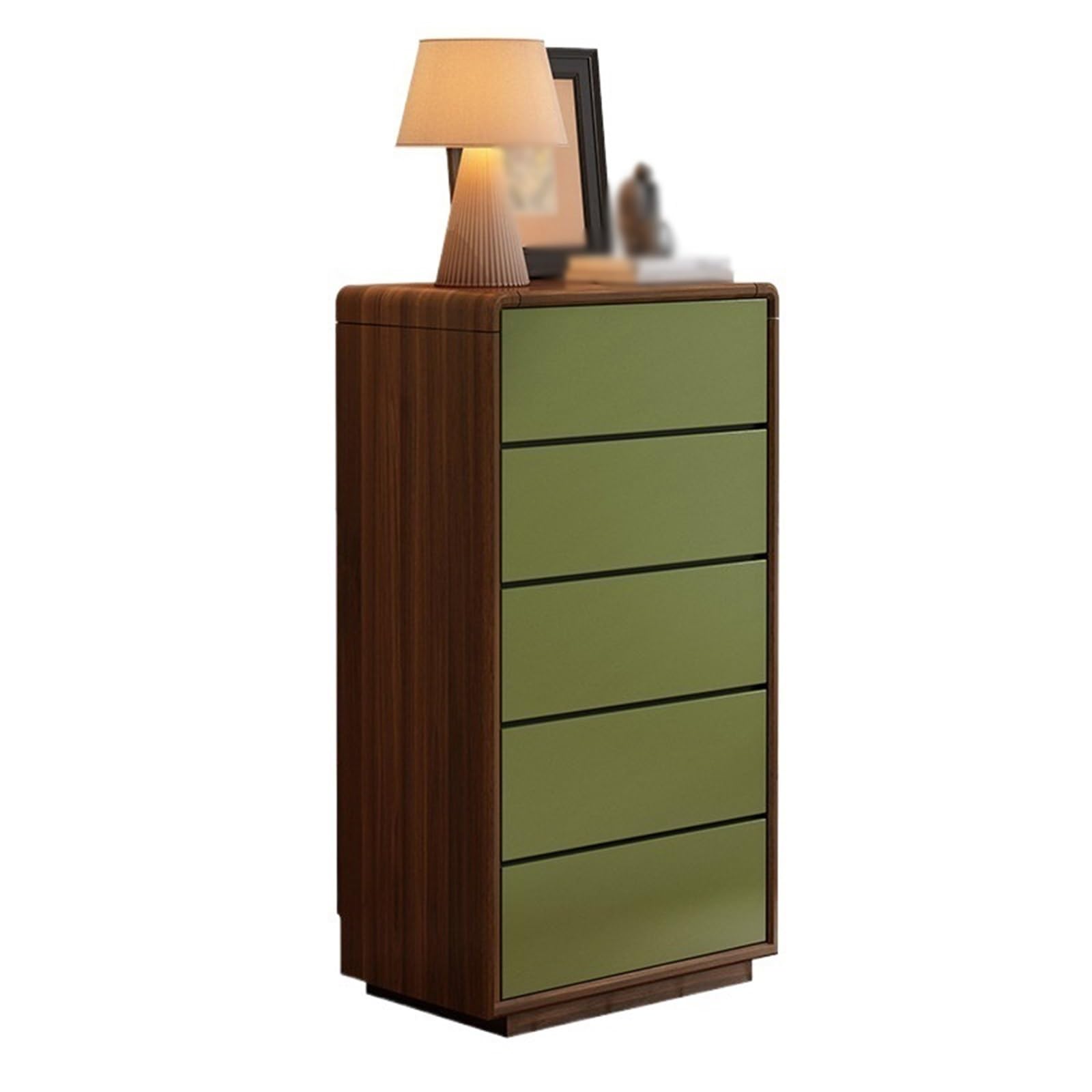 Dh2yjnbf3 Bedroom Retro Wooden Drawer Cabinet 5-Drawer Dressers Bedroom Storage For Closet, Hallway Storage Organizer(Medium)