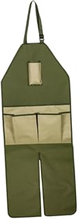 [CasaNexa] Work Apron for Men - Heavy Duty Canvas Tool Apron with Multiple Pockets for Garden, Painting, Ceramic Clay Work