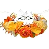 Ein florales Band wird Ihnen helfen, Ihr Haar zu verwalten und es an Ort und Stelle zu halten.