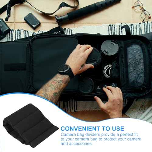 Divisor para Bolsa de Cámara PATIKIL, 4 piezas, Negro miniatura 4