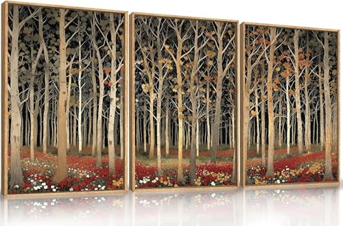 Aryroi Autumn Birch Trees Wall Art
