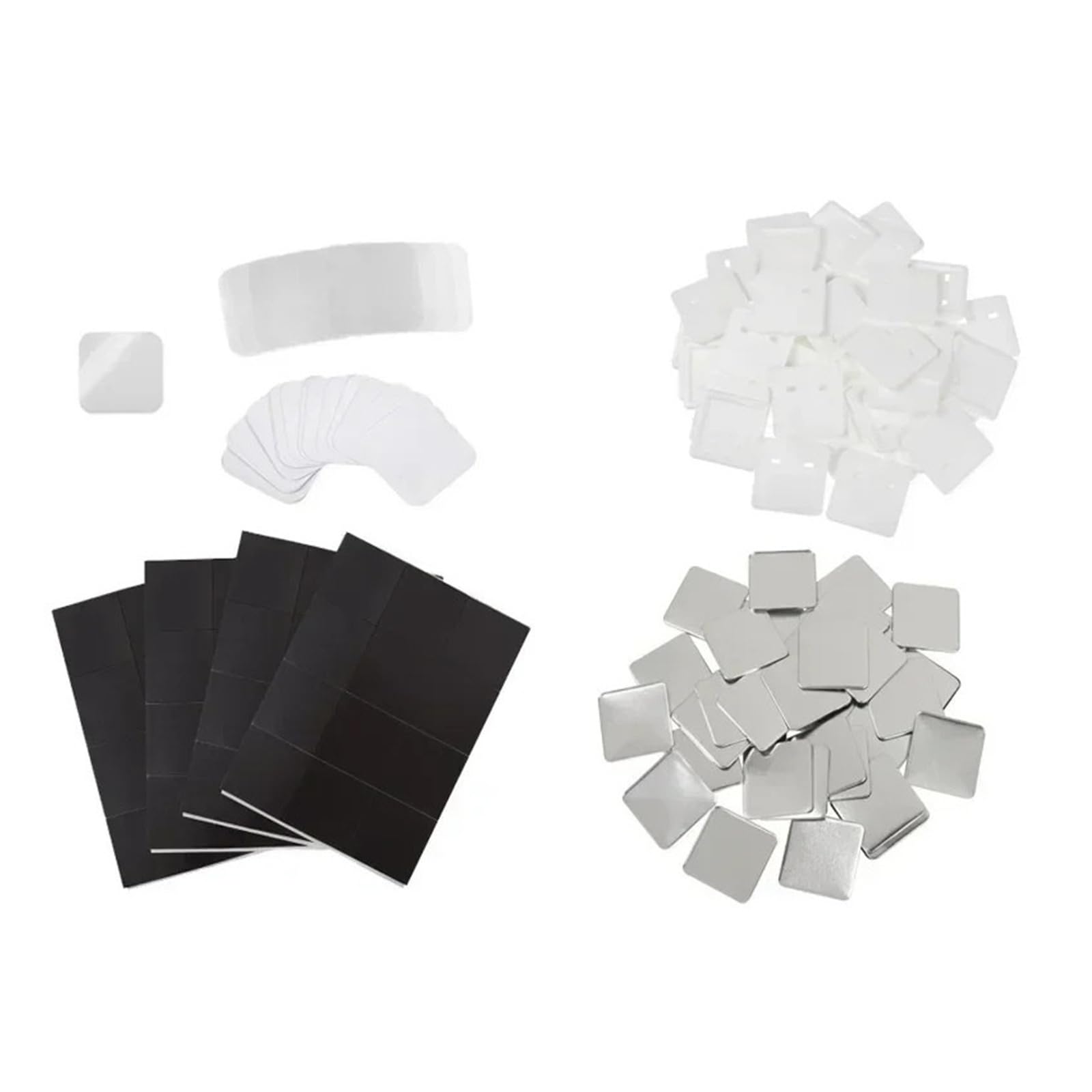 100 sztuk materiałów do produkcji przypinek z logo, część 50 * 50 mm, kwadratowy metal/magnesów na lodówkę, DIY Wszechstronność dla rzemiosła