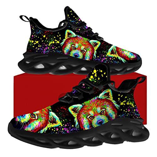 Red Panda Shoes for Women Men Road Running Athletic Walking Tennis Lightweight Sneakers Animal Shoes Gifts for Him Her4