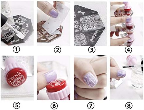 Amazon 1枚 ストライプ 千鳥格子 レース スタンプピング プレート ネイル スタンプ ネイルツール ネイルアート 1 Soul Love ネイルスタンパー ステンシル 通販