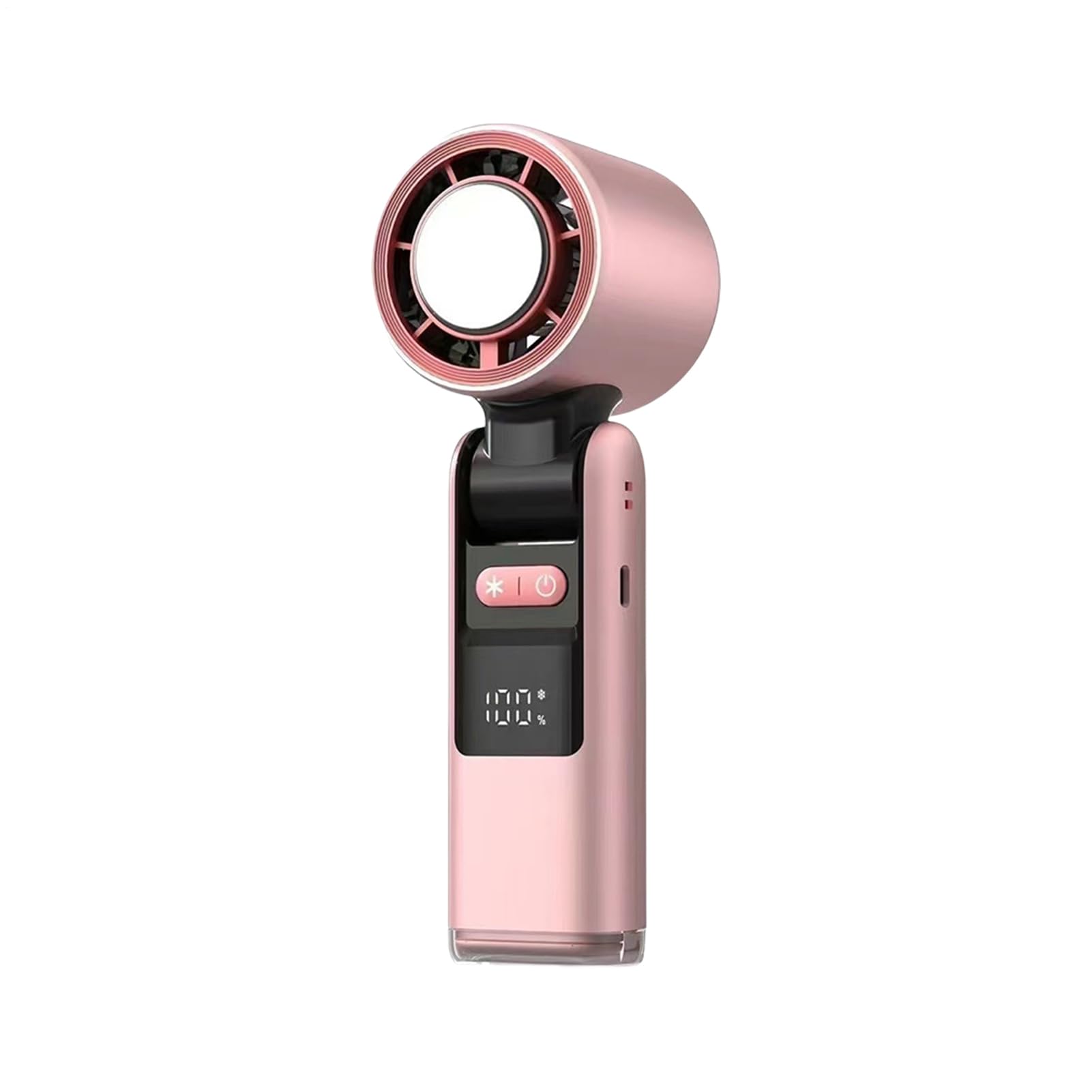 Ventilador de mano recargable potente y enfriador de aire personal plegable para verano
