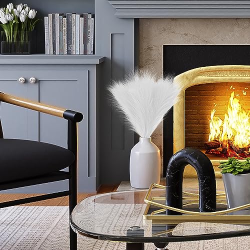 wintfarm 6Pcs Faux Pampas Grass, 18"/45cm can be Extended to 22"/55cm - Image 3