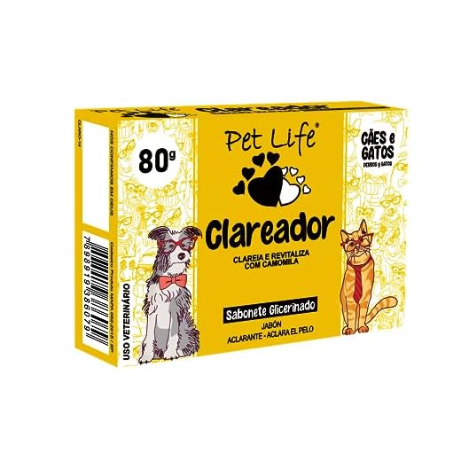 Pet Life Sabonete Clareador Cães E Gatos 75G