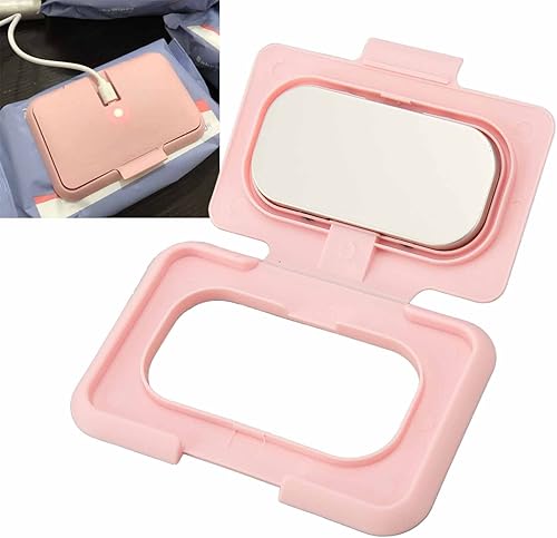 USB Warms - Caja de calefacción de toallitas para bebé, calentador de toallitas portátil para bebés, calentador de toallitas portátil para viajes,