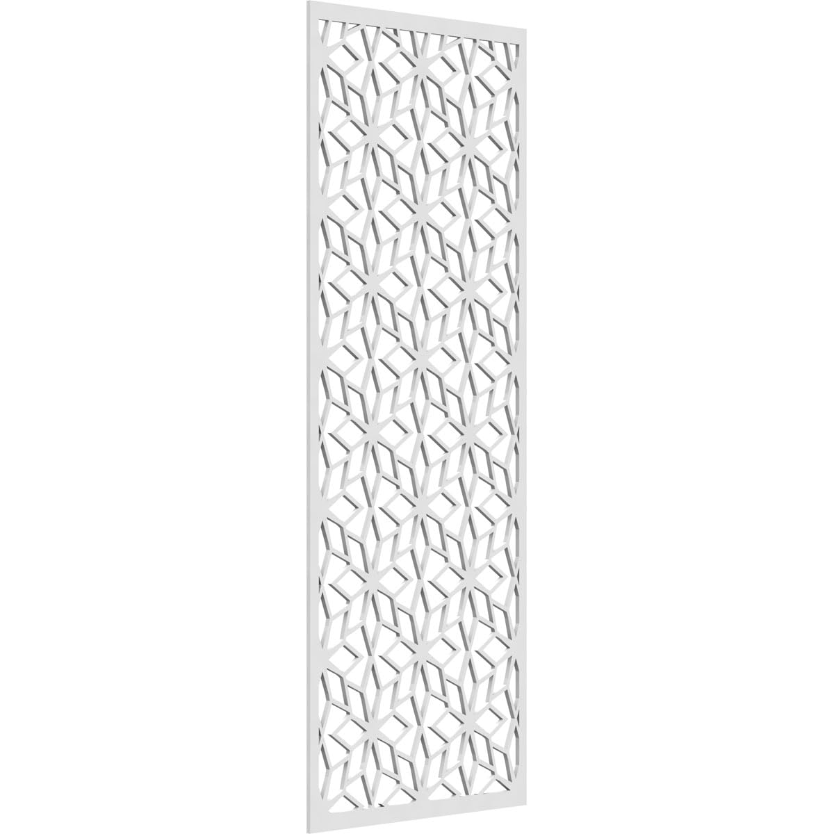 23 3/8"W x 59 3/8"H x 3/8"T Lake Decorative Fretwork Wall Panels in Architectural Grade PVC