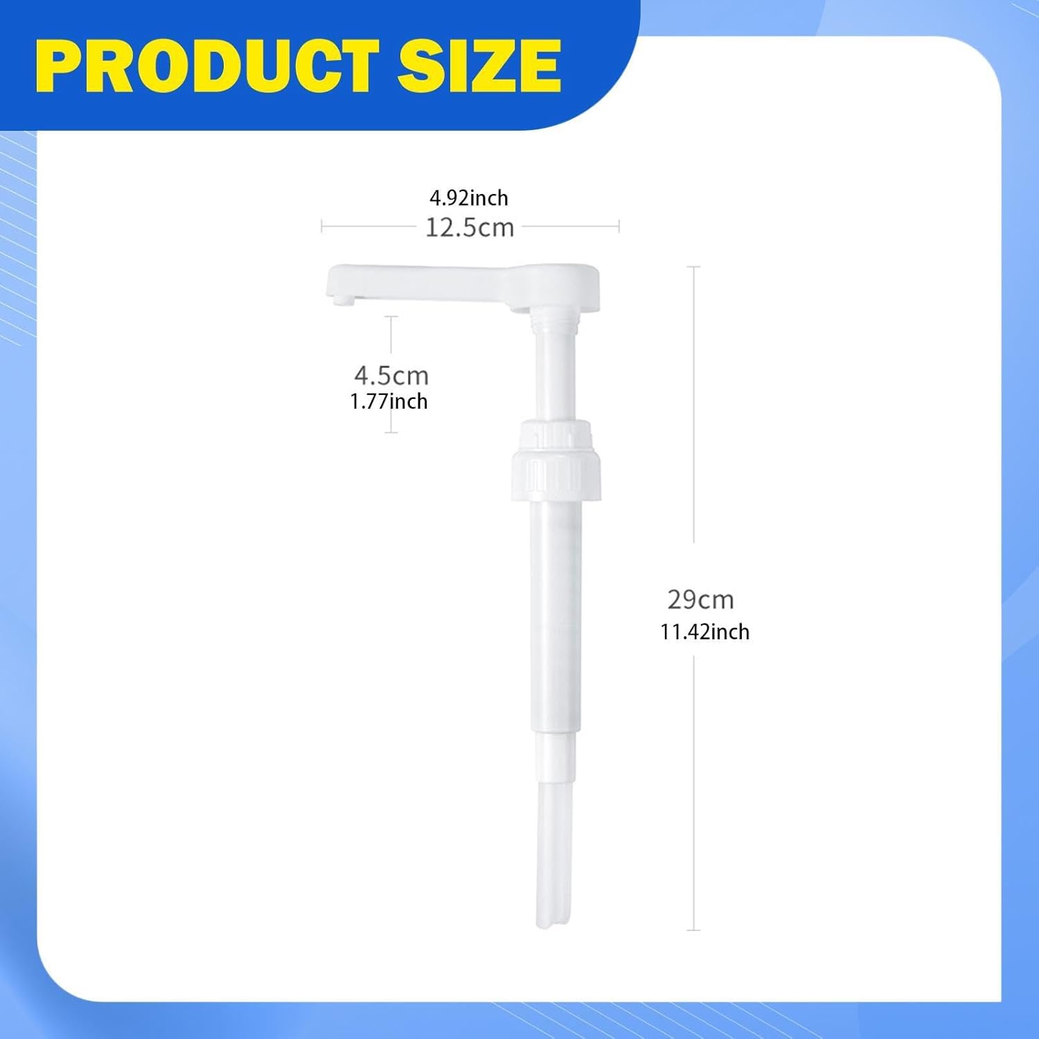 predolo Syrup Dispenser with Pump Honey Jar Square Transparent Container Home Commercial Use Maple Syrup Bottle for Coffee Station