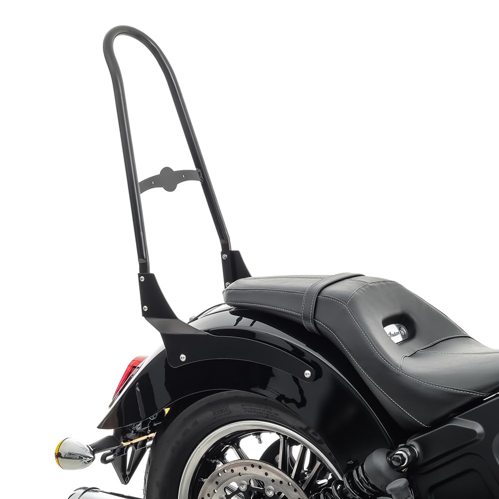 Sissy Bar Respaldo Casual XL Compatible para Indian Scout/Sixty 15-23 Negro