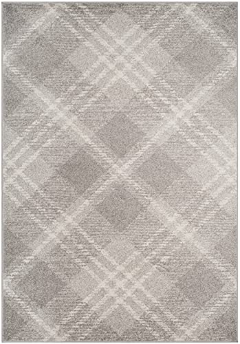 Tapete SAFAVIEH Adirondack 5'1" x 7'6" Gris Claro y Marfil miniatura 3