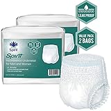 Healthy Spirit Bariatric Incontinence XX-Large Underwear for Men and Women, 24 Count
