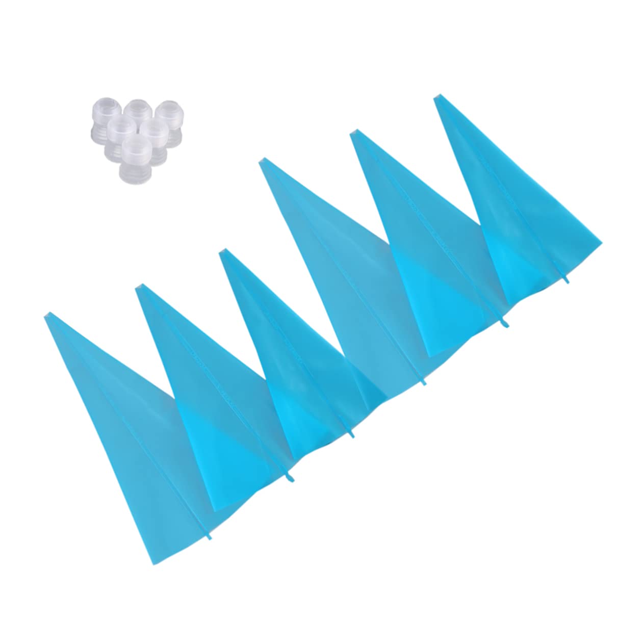 12piezas Bolsas De Reutilizables para Decoración De Pasteles De Acopladores para Boquillas Estándar para Galletas Tartas y Postres Material De Alimenticio