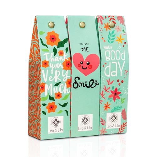 Leo & Lilo Handcreme Geschenkset Kollektion - Handlotion mit Bio Aloe Vera - 3er-Set (3 x 50 ml) - Einzeln verpackt - Pflegt und verwöhnt die Hände