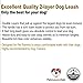 Dog Leash for Medium, Large and Small Dogs - 6 Foot Dog Leashes for Training and Daily Walks - Durable Sizes in Lightweight and Heavy Duty for Small and Large Breeds (2-Layer, Blue)