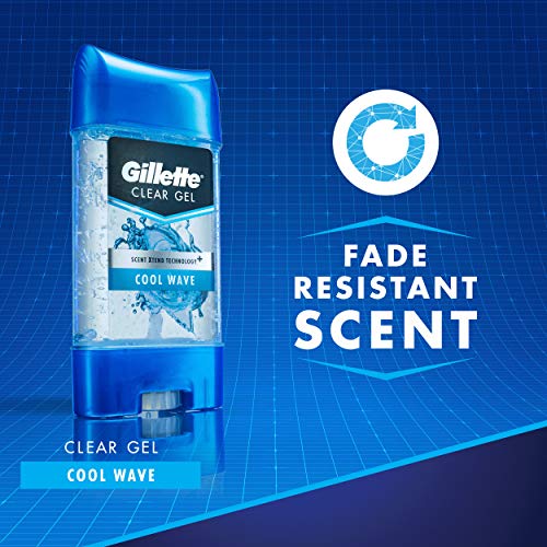 Gillette Endurance Antiperspirant / Deodorant, Cool Wave Clear Gel, 3.8 Ounce (Pack of 2), Packaging may Vary